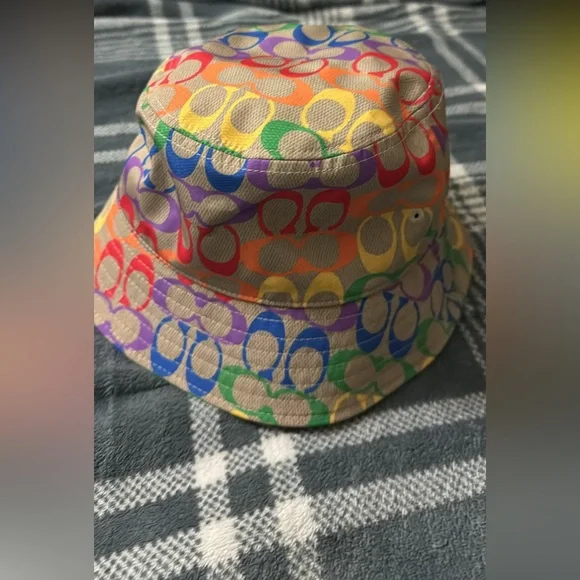 Coach Colorful Logo Bucket Hat - Picture 2 of 2